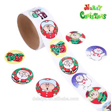 Christmas paper roll sticker